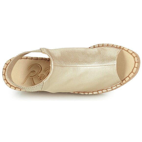 Replay - Gold Leather Peep-toe Espadrille Sandals (Size 8.5) - EUC! - Picture 12 of 12